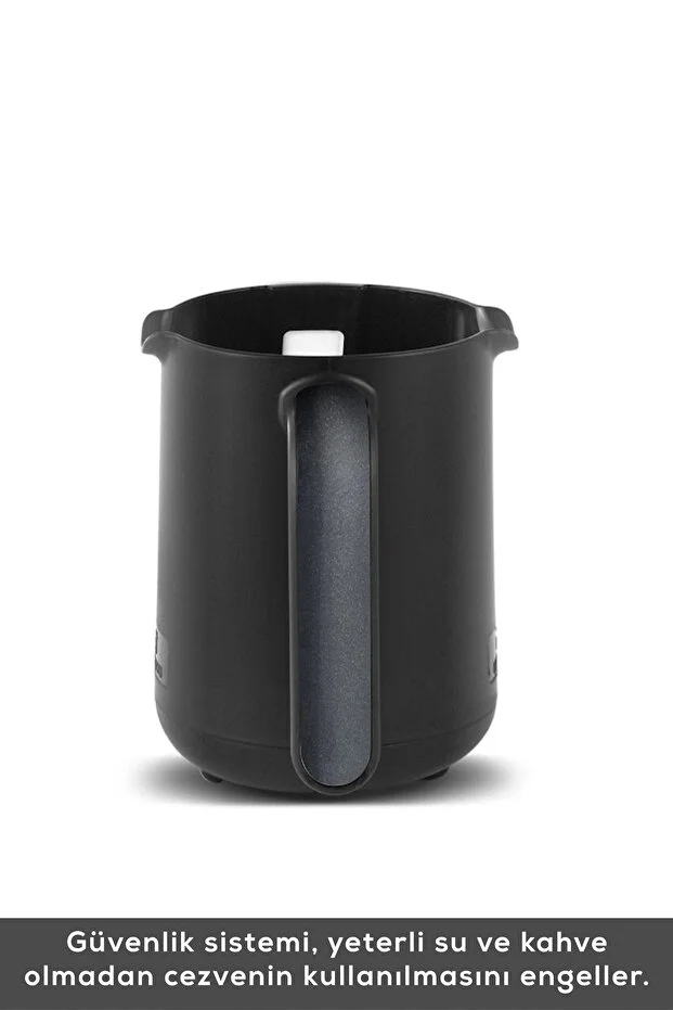 Hatır Közde Türk Kahvesi ve Türk Kahve Makinesi Shiny Black 5 Fincan Kapasiteli Bol Köpüklü